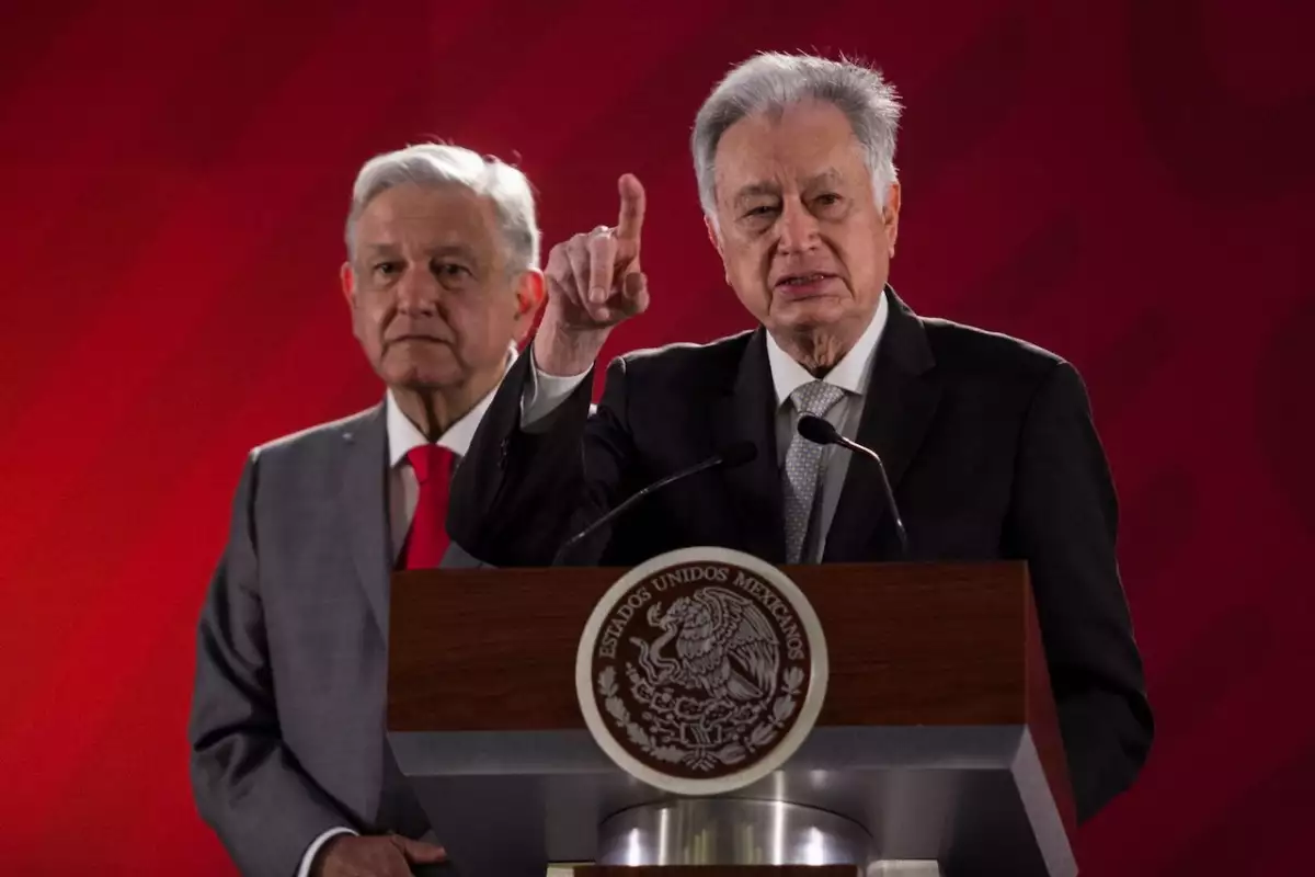 Andrés Manuel López Obrador y Manuel Barlett
