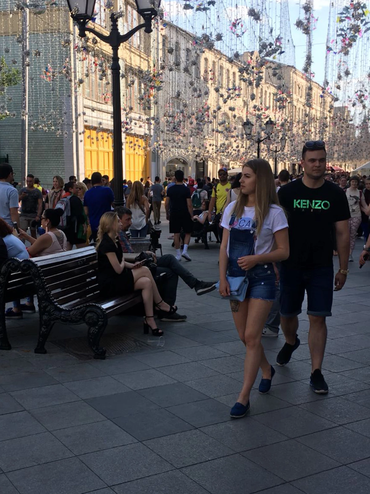 Calle Tverskaya en Moscú