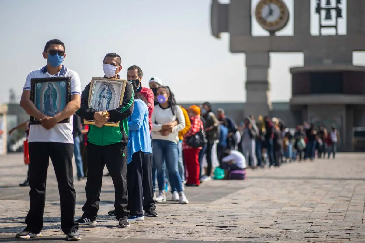 Pilgrims Arrive to Mexico City Ahead the Day Of Our Lady Of Guadalupe