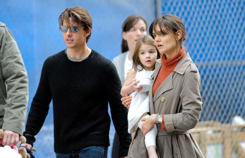 Tom fue a visitar este fin de semana a Katie y Suri, quienes ya llevan varias semanas en Australia.