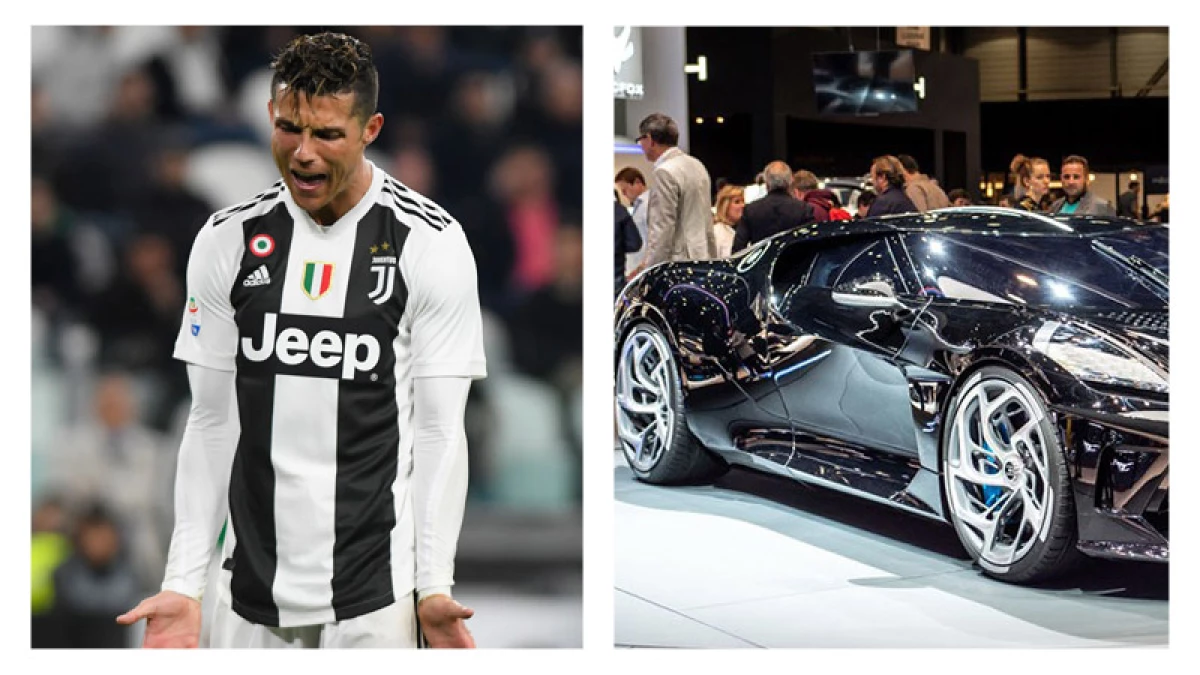 Cristiano Ronaldo Bugatti