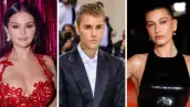 Selena Gomez, Justin y Hailey Bieber