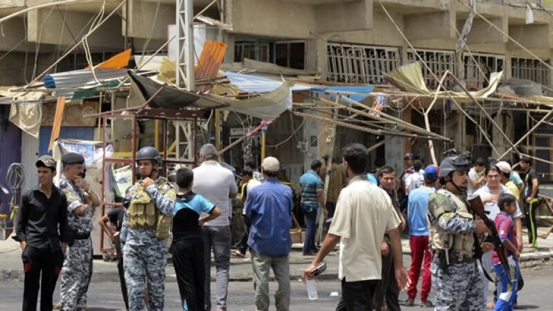 víctimas de explosiones en Iraq