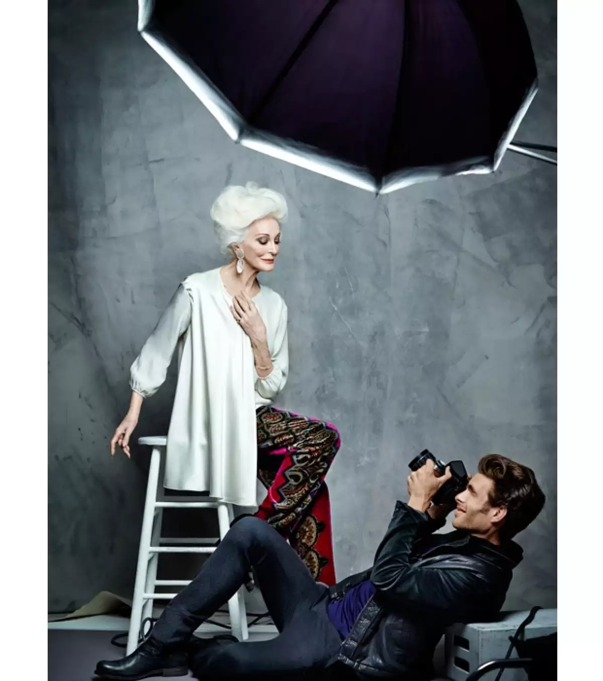 El top model español de la mano de la legendaria Carmen Dell&#39 Orefice protagonizan la historia de un fotógrafo y su musa en la última campaña de El Palacio de Hierro.