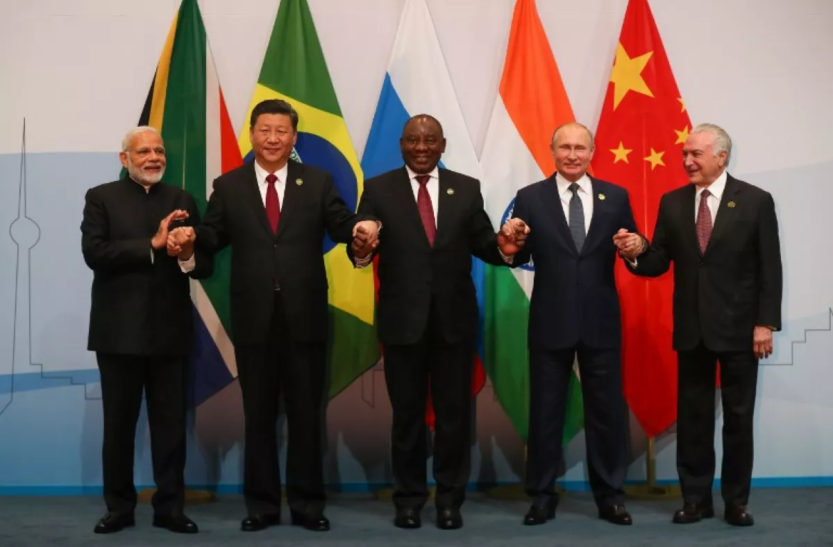 BRICS Brasil, China, India, Sudáfrica y Rusia