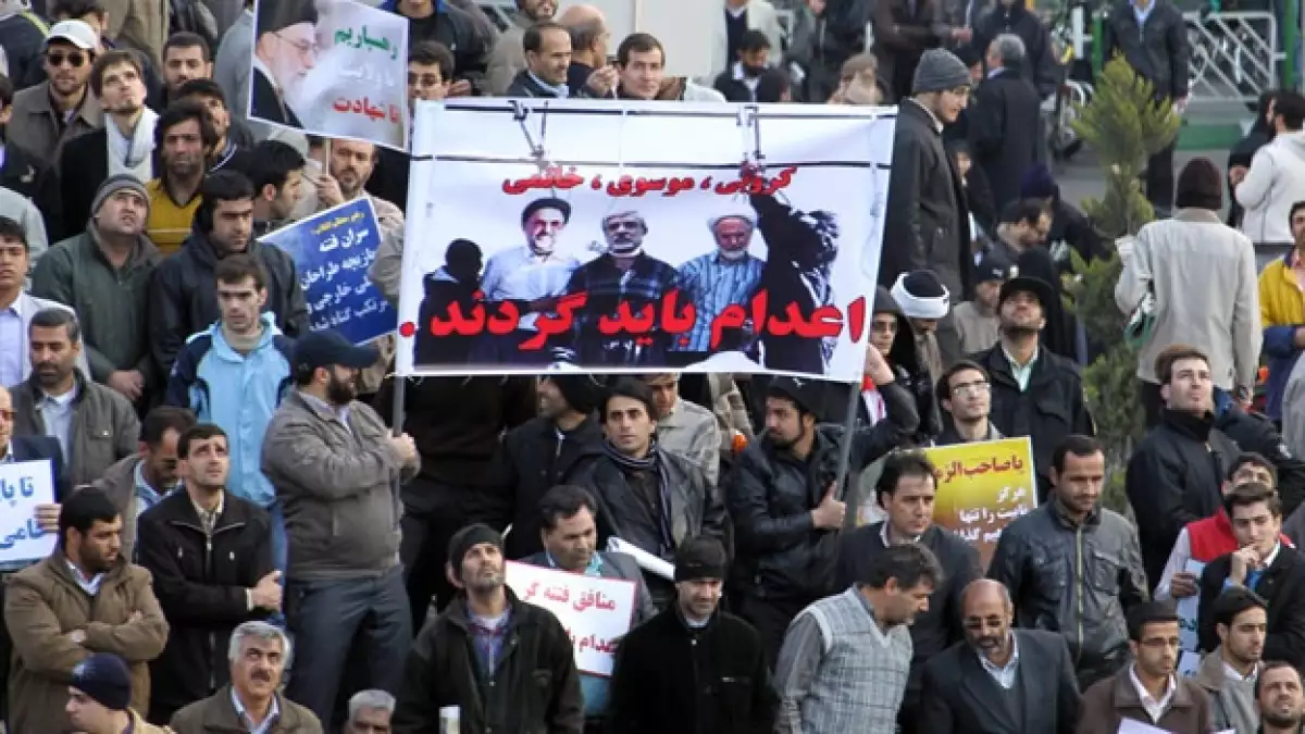 Manifestacion regimen iran