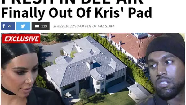 Después de casi tres años, la estrella de reality y Kanye West finalmente pudieron mudarse a la casa de 11 millones de dólares que compraron en 2013.