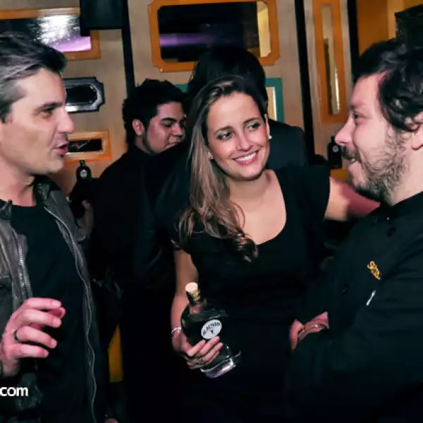 Ernesto Ibarra,Valeria Cima y el Chef Francisco Javier García