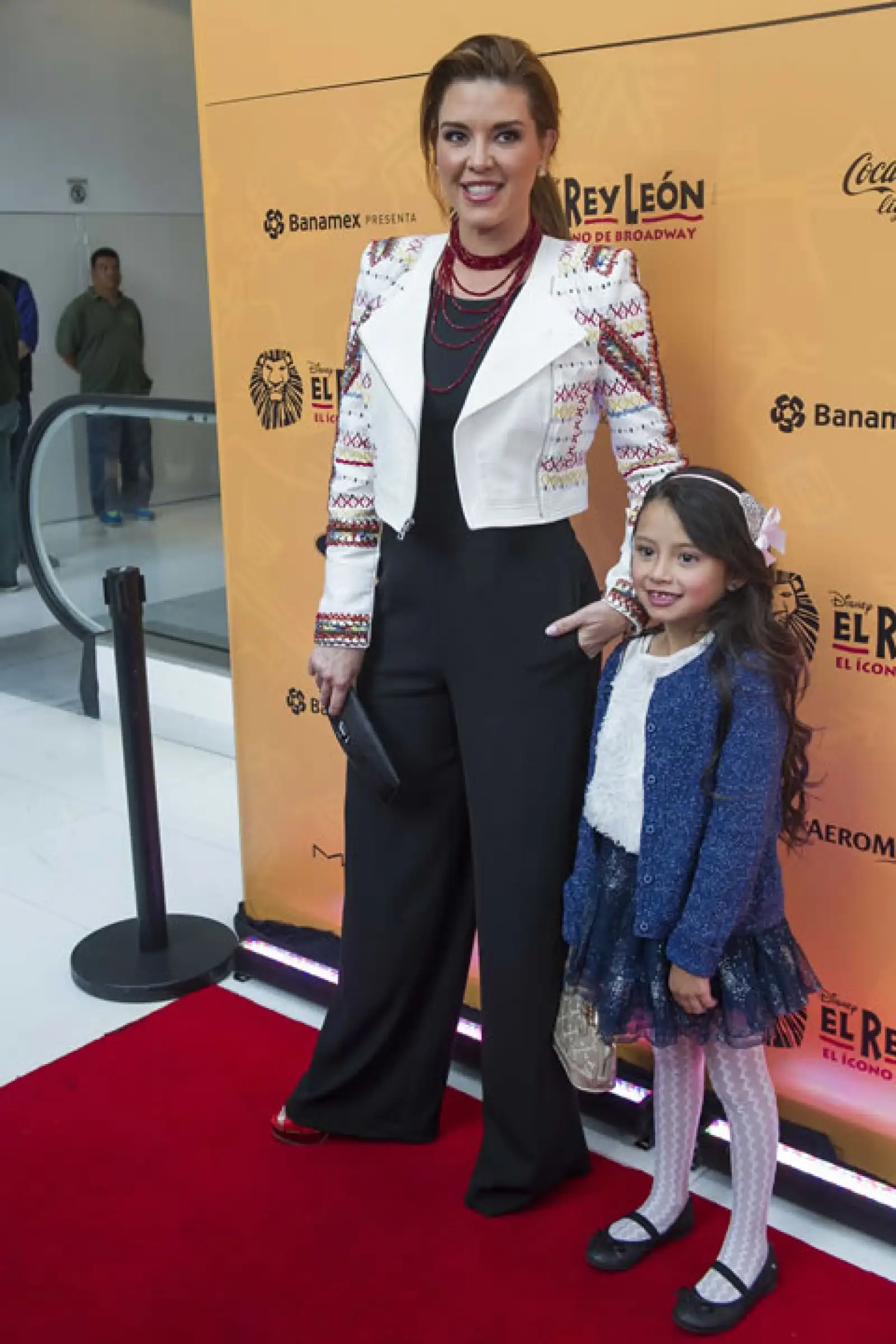 Alicia Machado y Valentina.