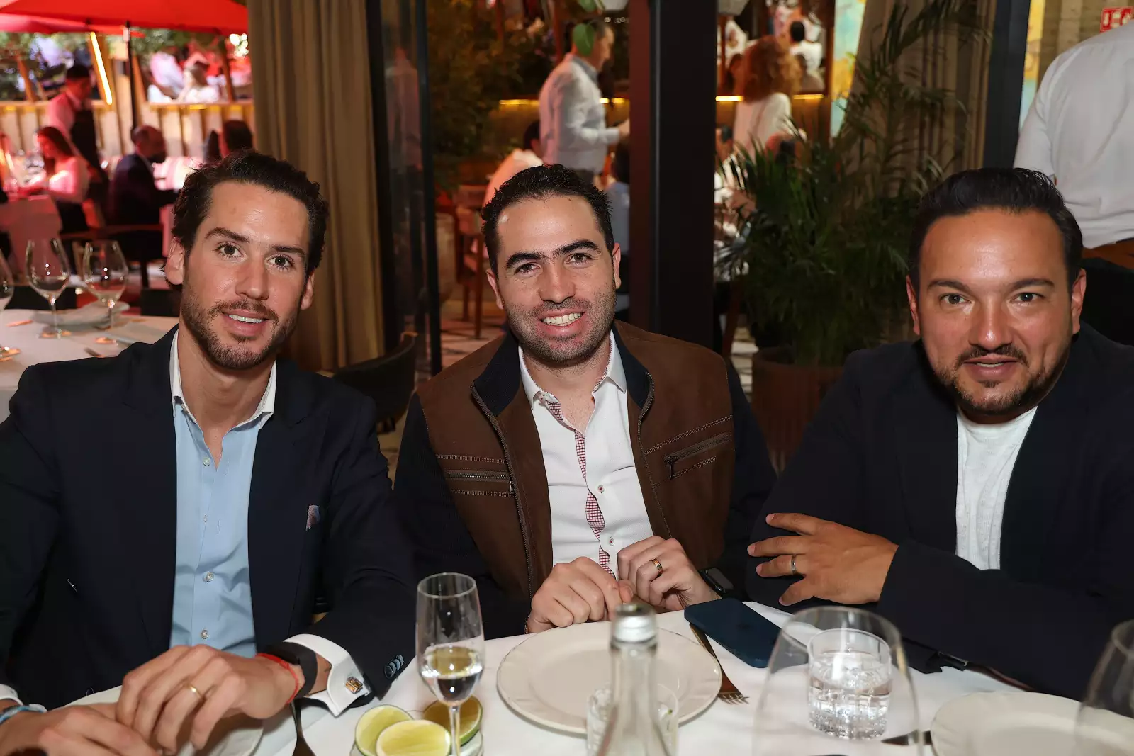 Gonzalo Fernández, Elías Sonana y Eduardo Guerrero 