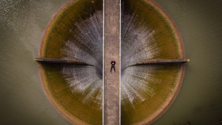 El ojo de un drone