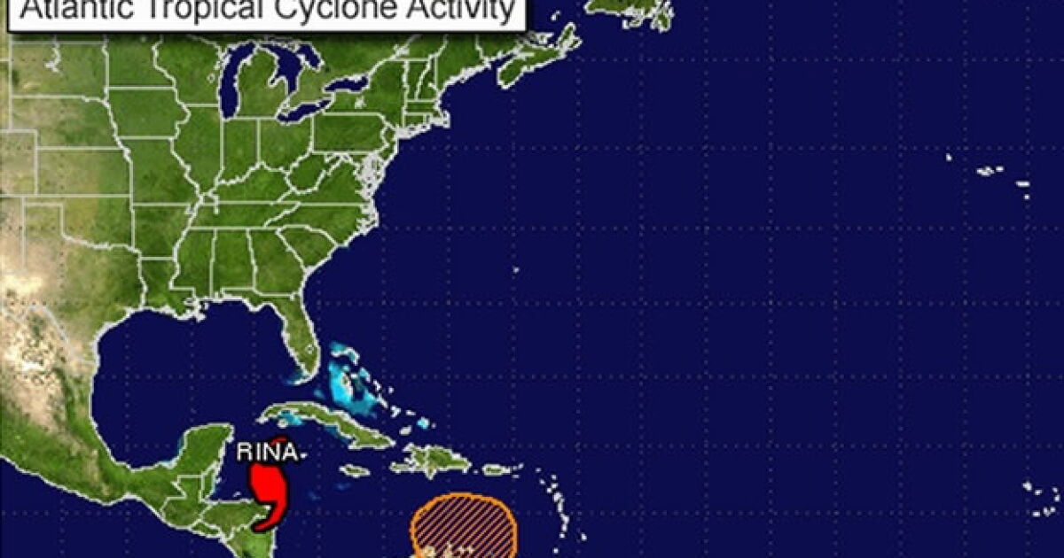 El huracán 'Rina' genera cautela en Cancún y una alerta de viaje de EU