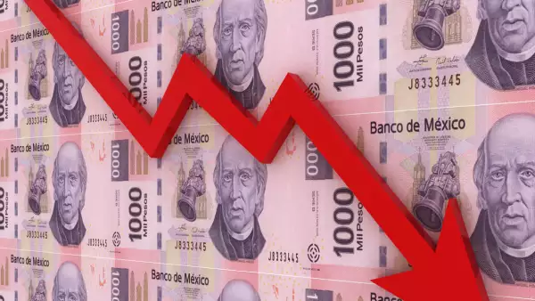 Mexican money peso falling finance crisis