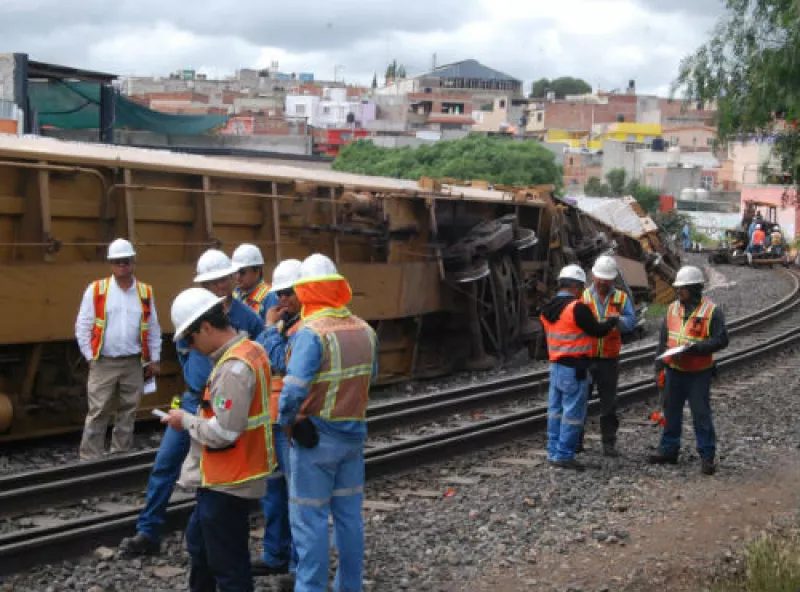 tren descarrilado