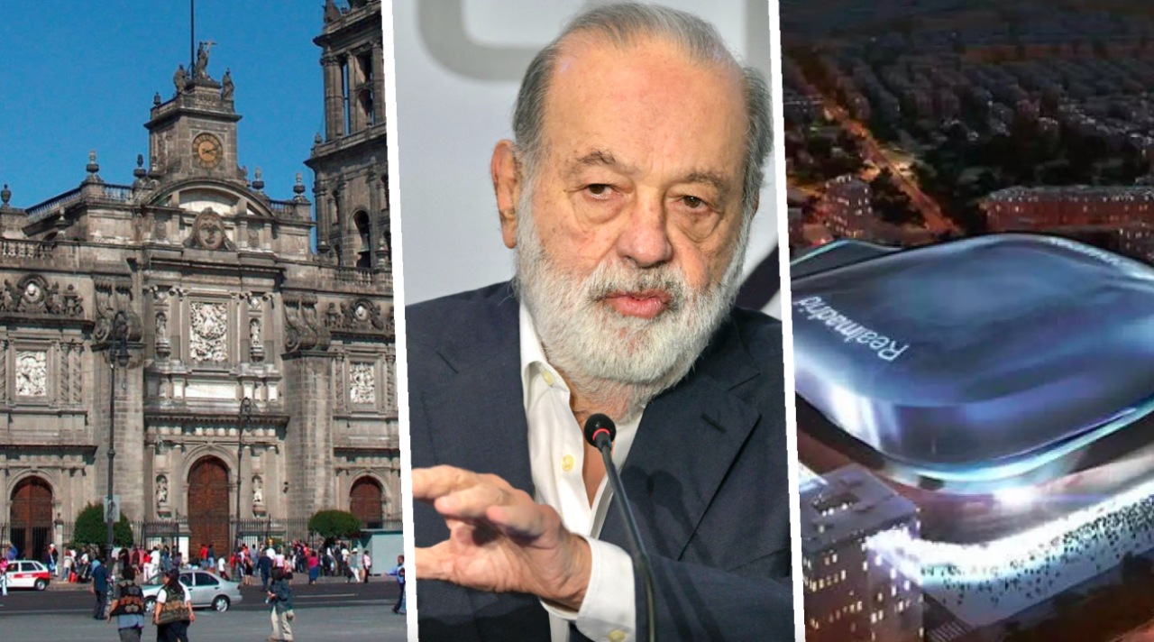 Las 9 obras que más enorgullecen a Slim: del Centro Histórico de CDMX al Santiago Bernabéu en Madrid