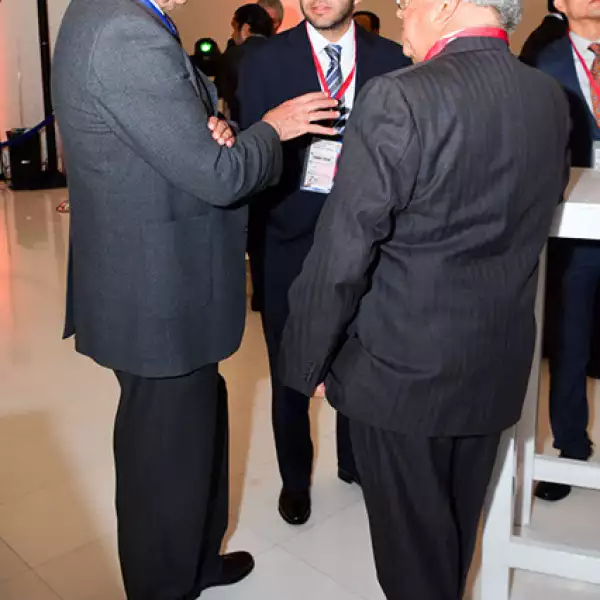 Michel Jourdan,Yusif Abed y Julián Abed.