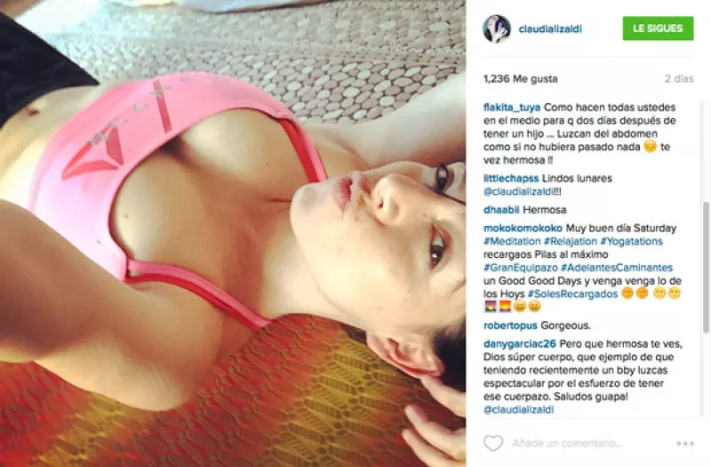 La conductora ha recuperado su figura y prueba de ello es la foto que publicó en su Instagram en la que, con un abdomen súper fit, deja ver que los días de kilos extra por el embarazo quedaron atrás.