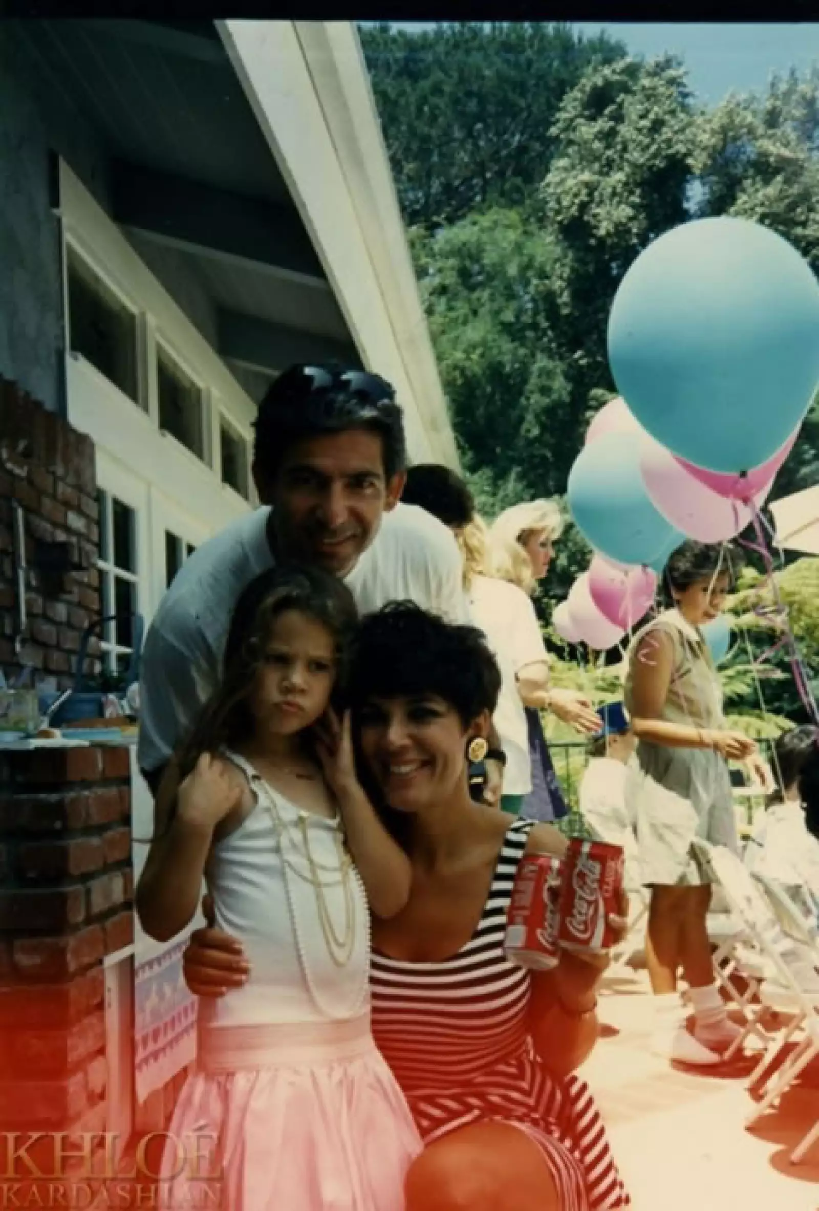 Al parecer, Khloé era la consentida de papá.