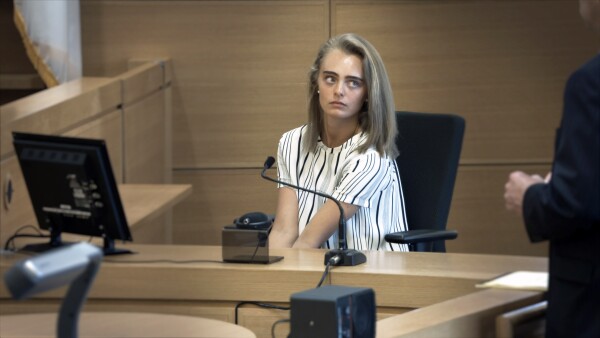 Michelle Carter declarando bajo juramento.