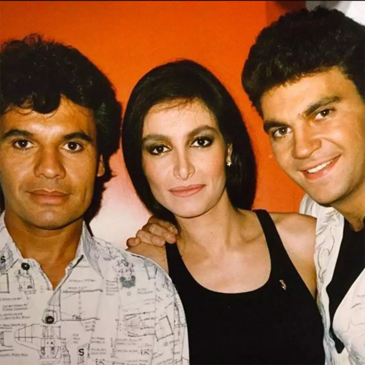 Juan Gabriel, Daniela y Mijares.