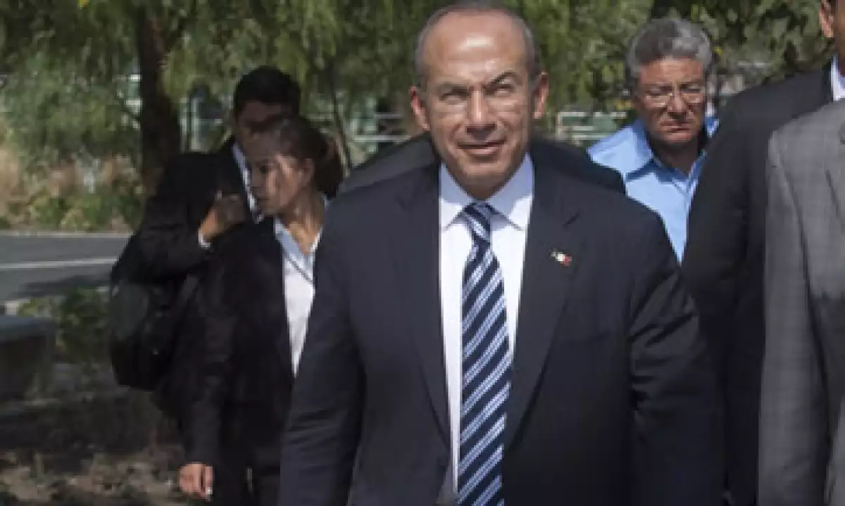 Calderón destacó que en el tema de seguridad es necesaria la cooperación de los gobiernos locales. (Foto: Cuartoscuro)