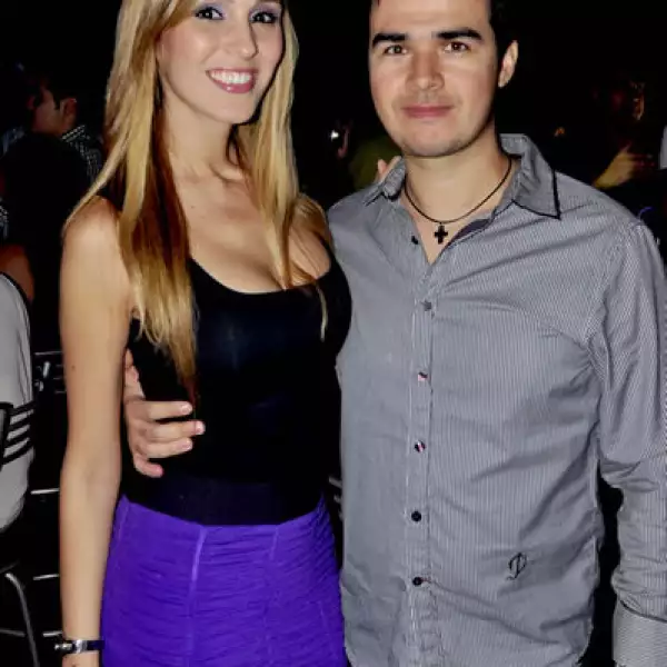 Andrea Vidal de Flores y Fabricio Flores