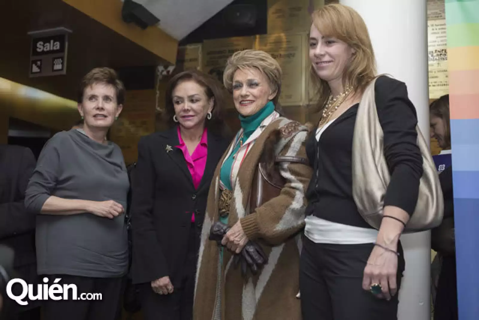 María Rincón,Adriana Salinas,María Solana y Carolina Espinoza