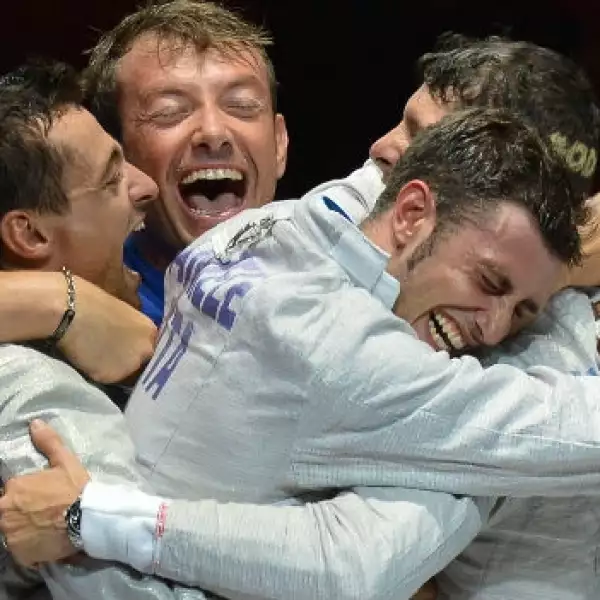 Francia, esgrima, equipo, londres