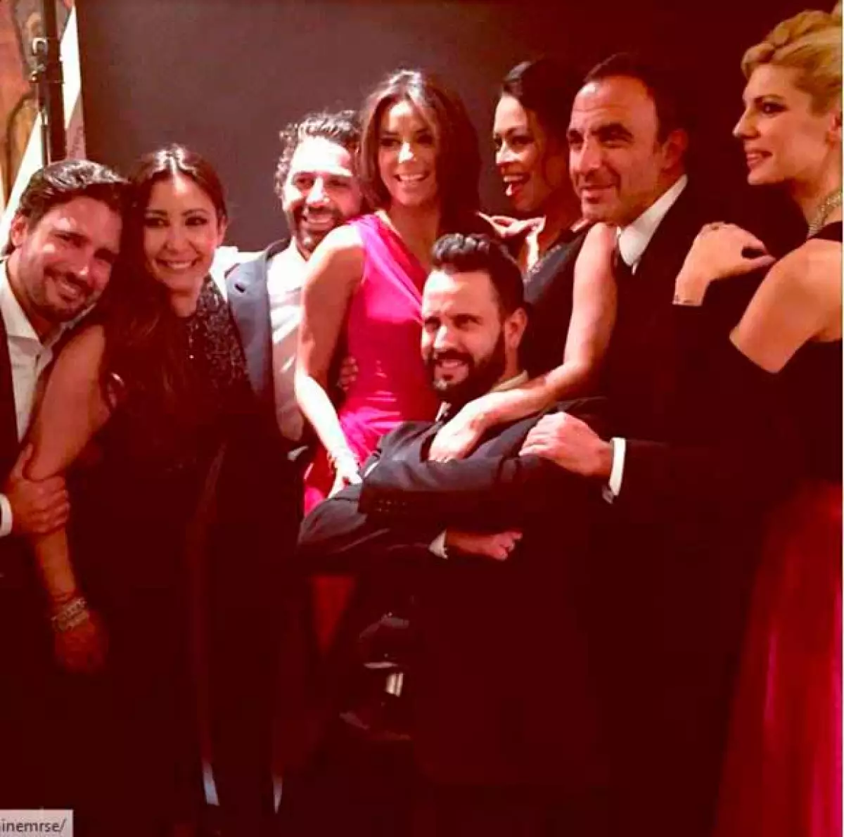 La actriz y el directivo mexicano derrocharon glamour y elegancia en la gala benéfica celebrada en París, en la que ella fue la anfitriona.