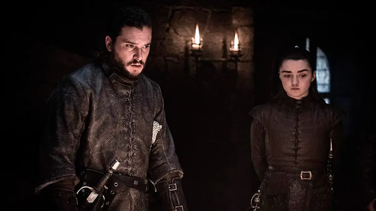 Jon Snow y Arya Stark