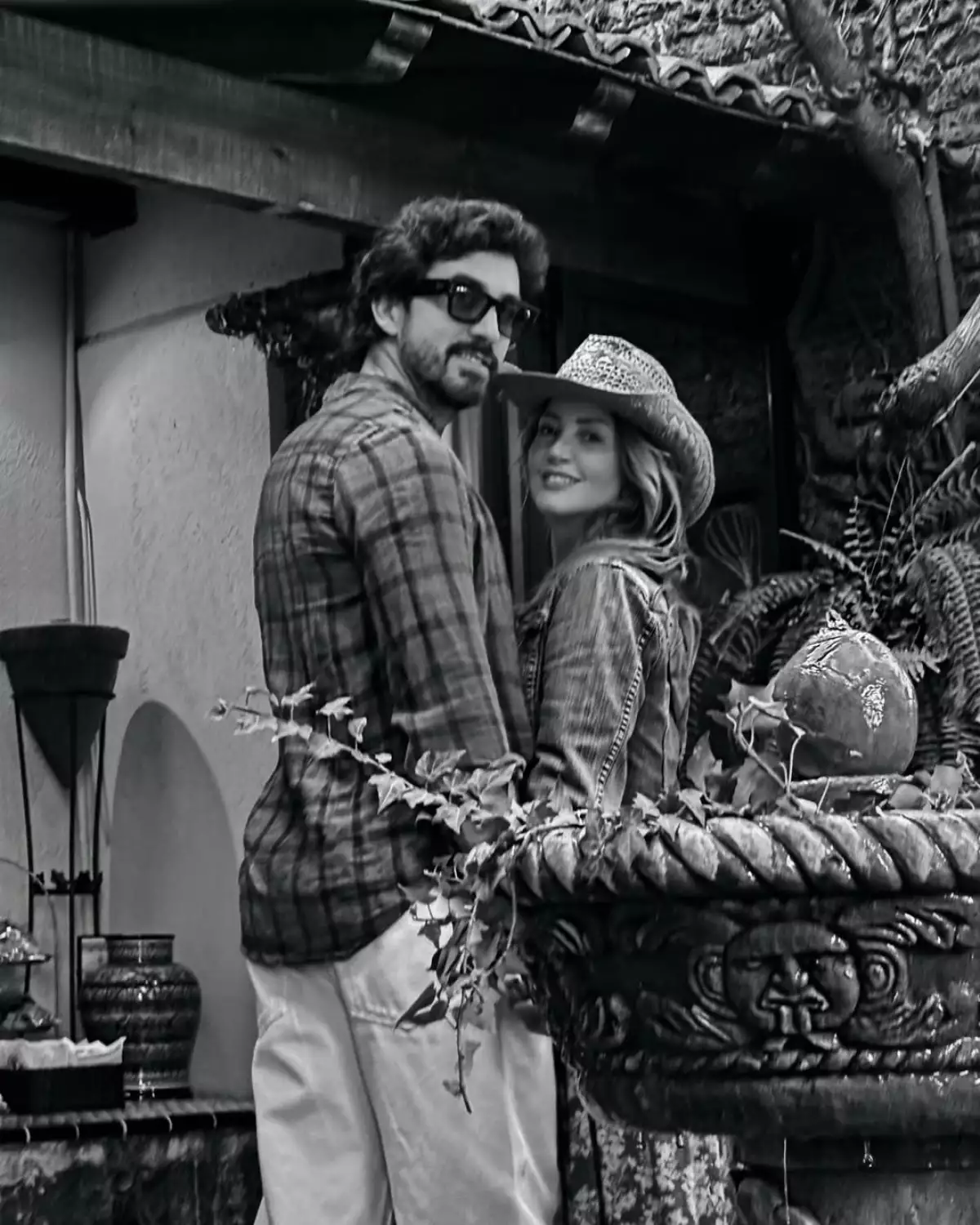 Andrea Legarreta y Luis Carlos Origel