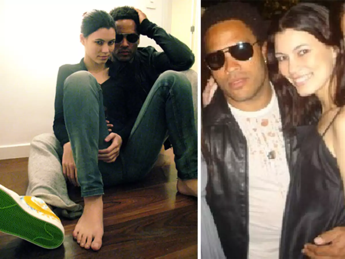 Natália Subtil y Lenny Kravitz