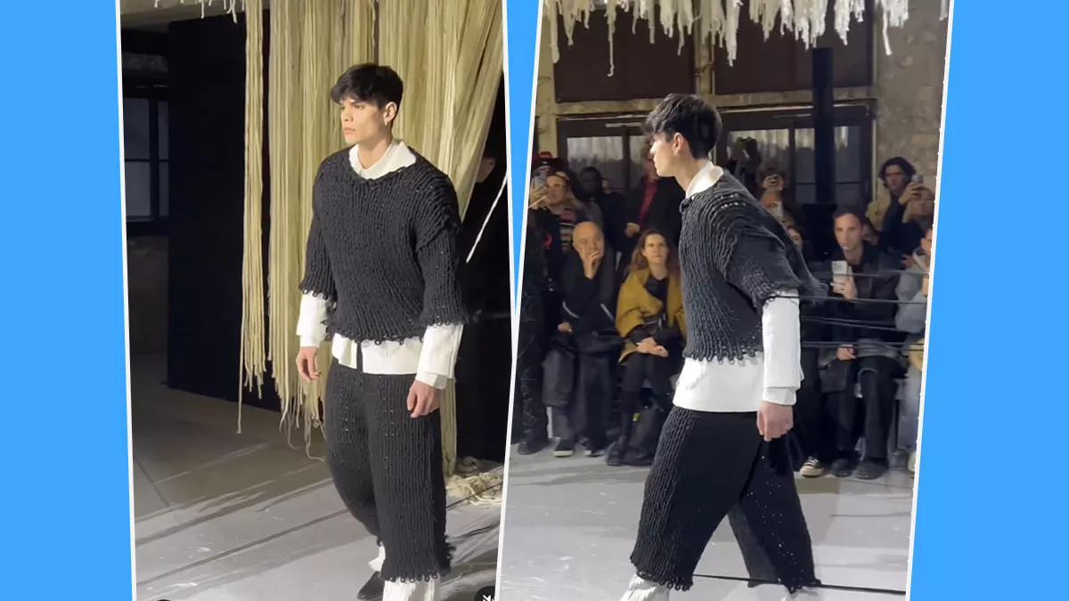 El influencer colombiano Jashlem cierra en desfile de KidSuper en París