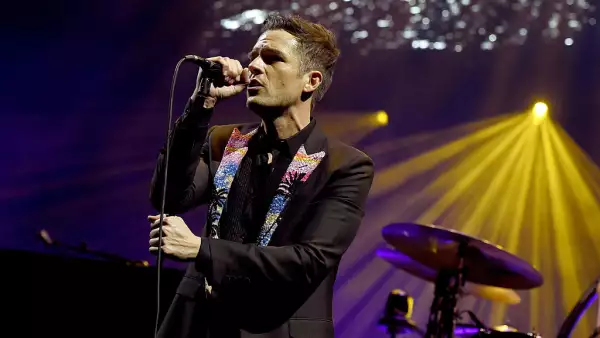 The Killers With Wayne Newton Perform At Grand Opening Of T-Mobile Arena