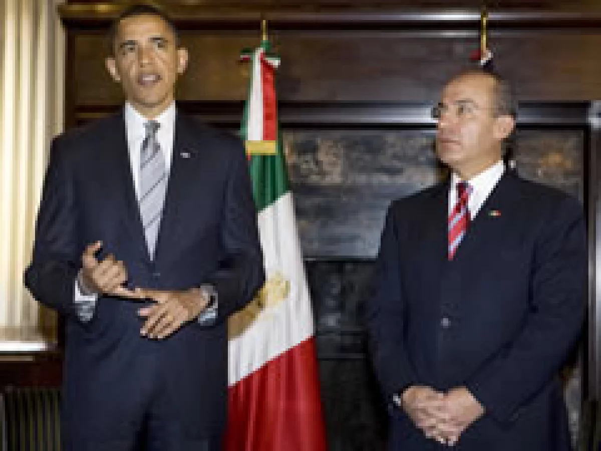 Obama y Calderón sostuvieron su primer encuentro en Washington. (Foto: Reuters)