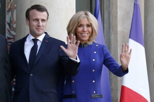 emmanuel macron y brigitte macron