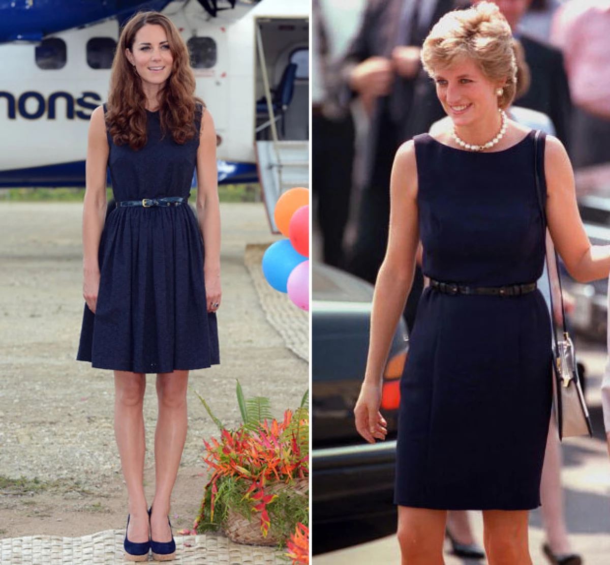 Hoy la princesa más querida en la historia de Gran Bretaña habría cumplido 55 años, por lo que recordamos las veces en las que su nuera le ha rendido tributo con sus outfits.