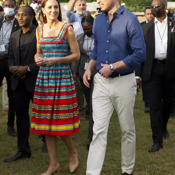 Prince William and wife Catherine, Duchess of Cambridge visit