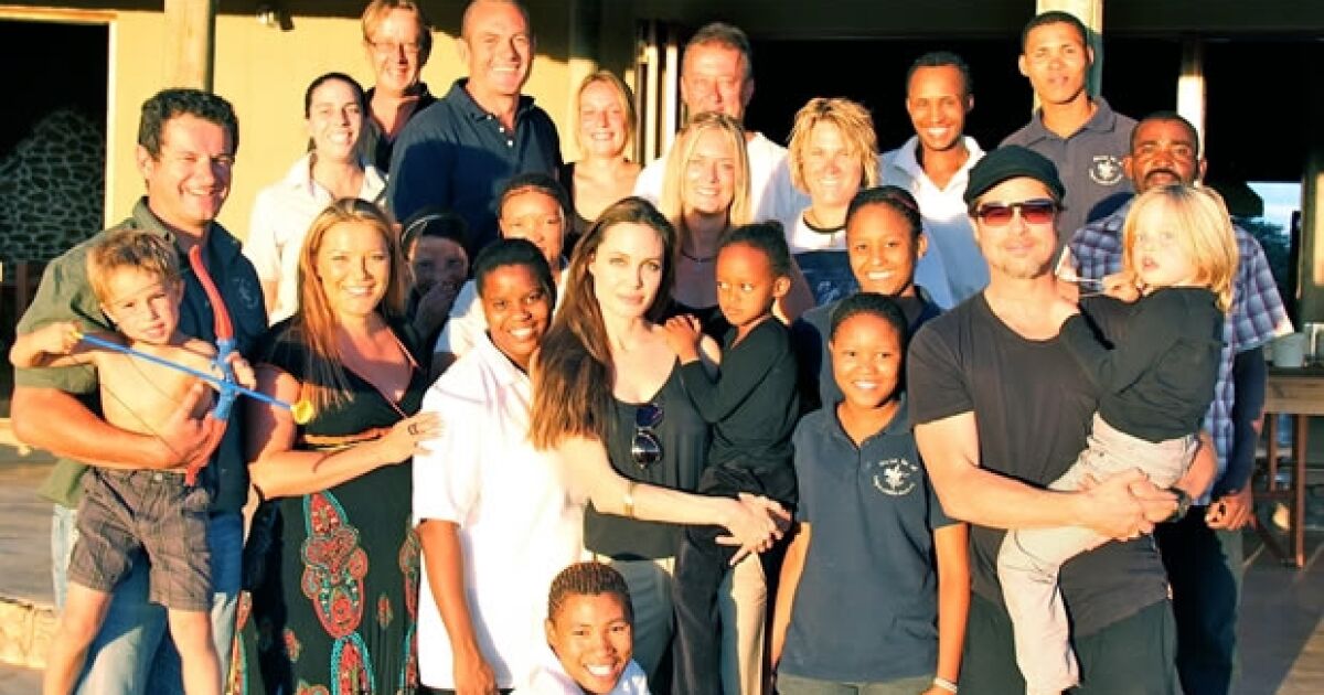 Angelina y Brad donan 2 millones en Namibia