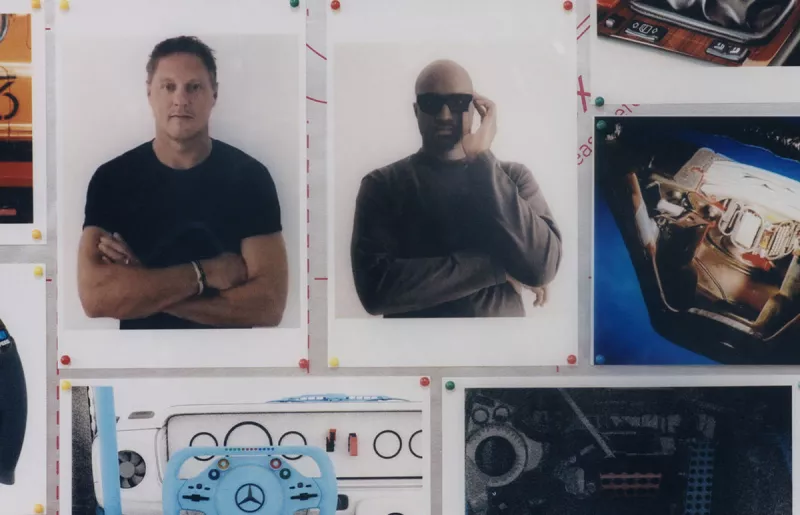 Foto: Mercedes-Benz, Gorden Wagener y Virgil Abloh por Bafic