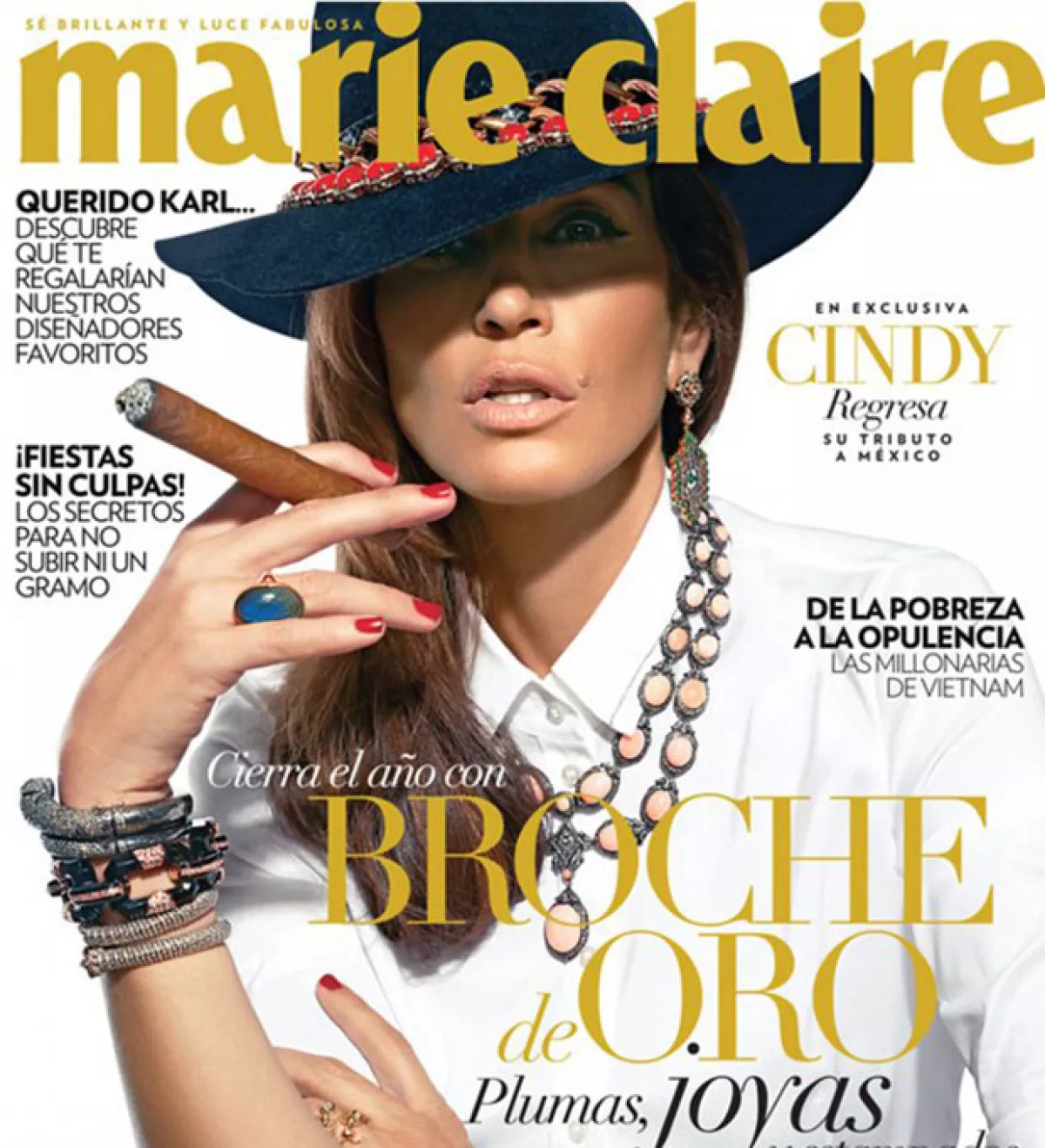 Esta es la portada de la edición en que se publicó esa sesión de fotos.