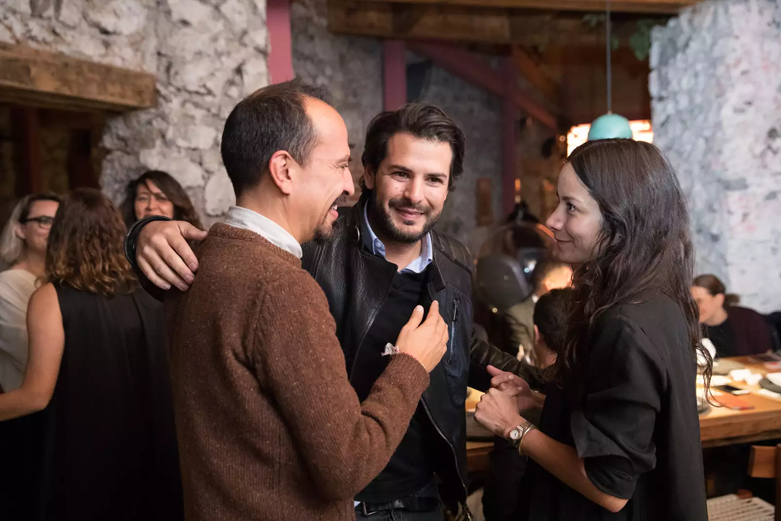 Cena con los miembros del consejo de "Campamento"