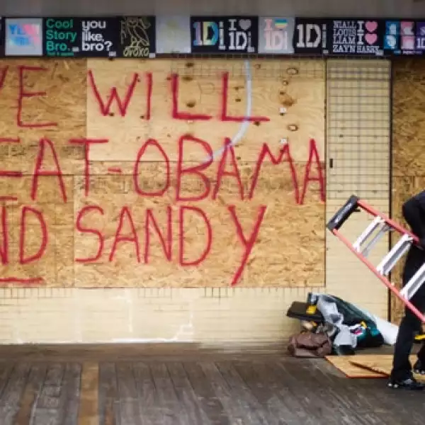 Estadounidenses se preparan para el huracán Sandy