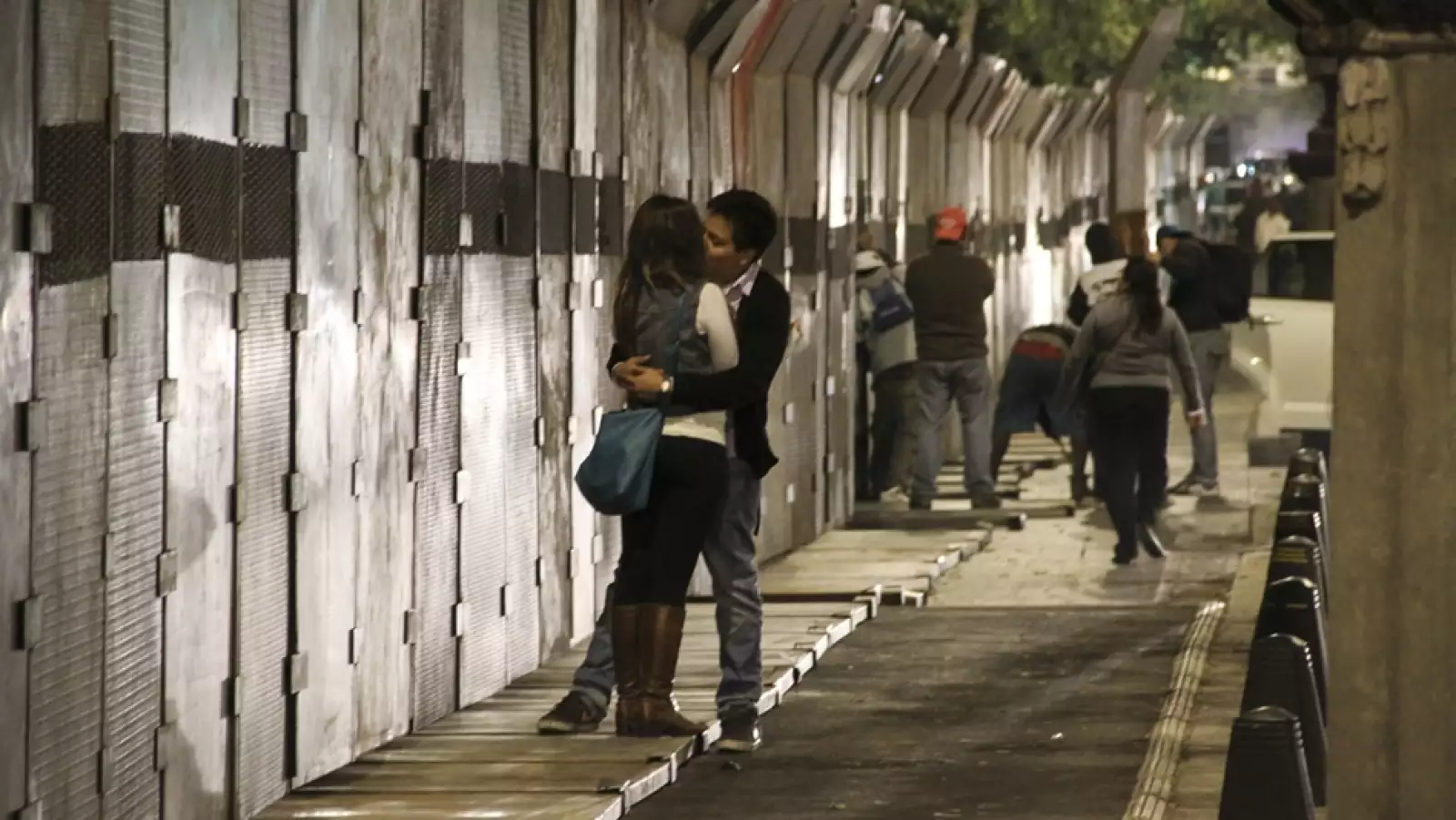 barricadas alrededor del senado