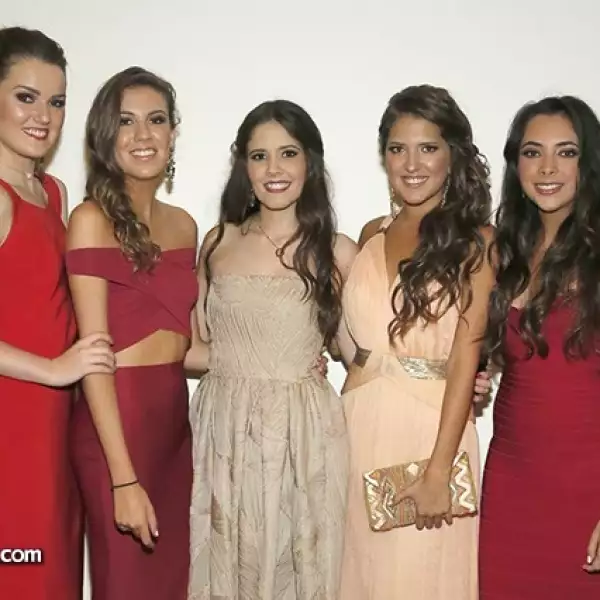Daniela Montgomery,Alejandra Sainz,Mariana Villa,Paola Benítez y Johanna Serna