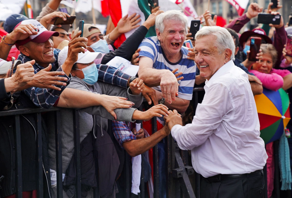 Estoy muy contento”: AMLO celebra apoyo de los mexicanos a su marcha