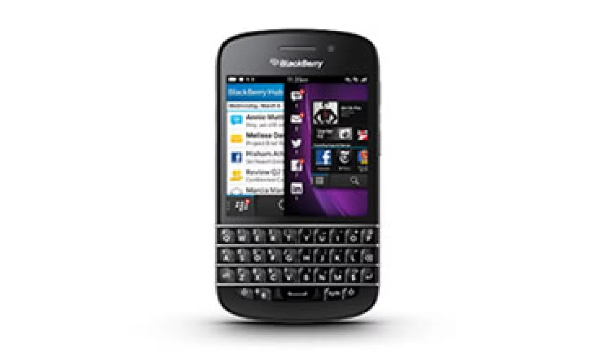 BlackBerry Q10 no ofrece aplicaciones como Spotify, Evernote o Nike+Running, pero mantiene un teclado funcional. (Foto: Cortesía de Fortune)