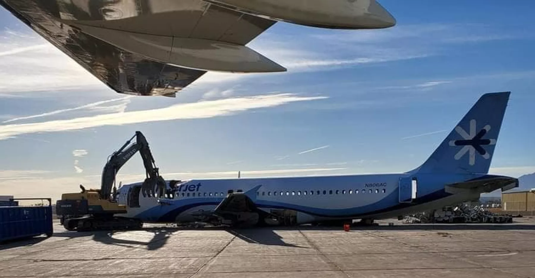 Interjet desmantelamiento de aviones