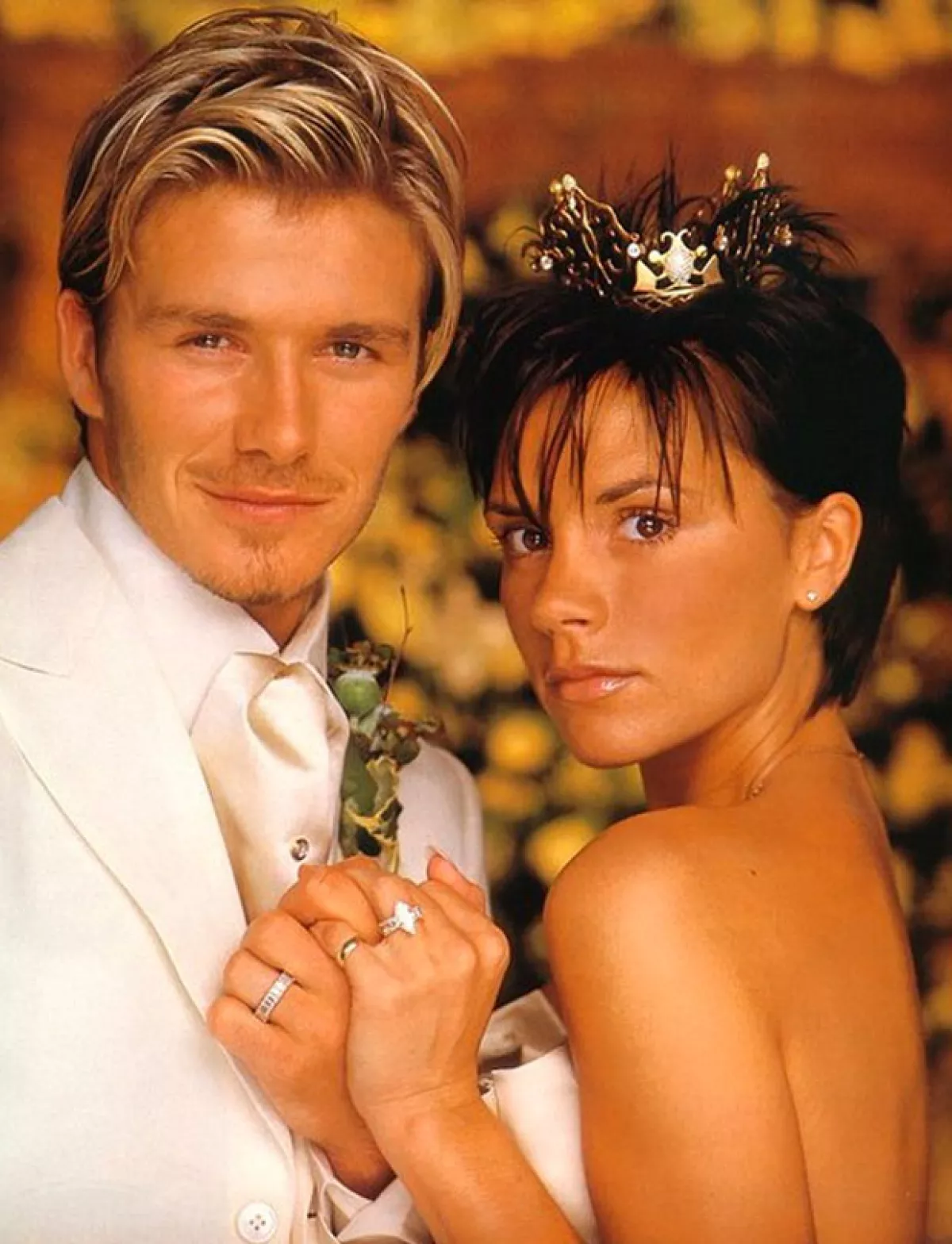 Victoria y David se casaron en un castillo de Dublín, Irlanda.