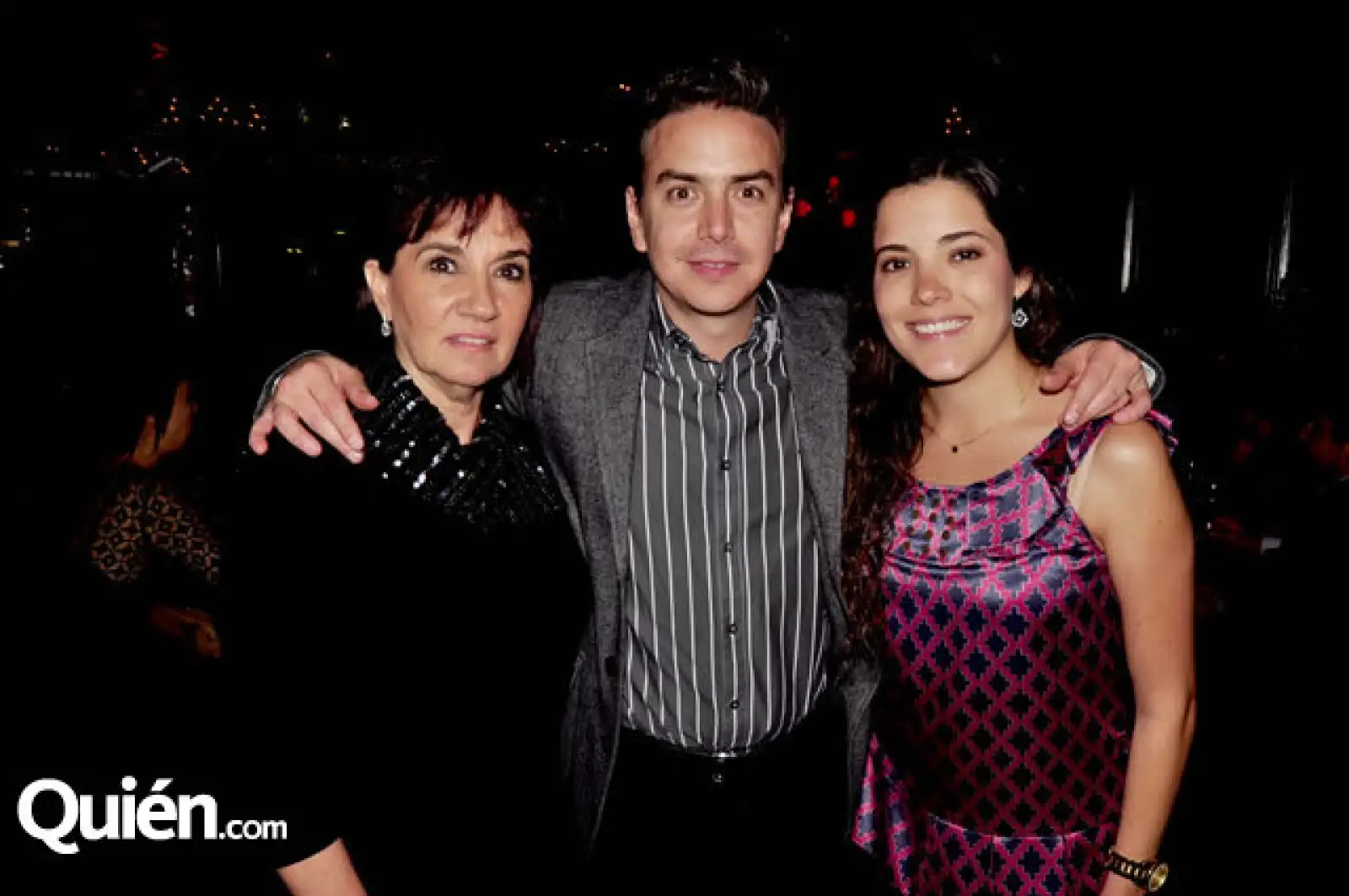 Irma Reyes de Saenz, Joe Hinojosa y Gina Saenz